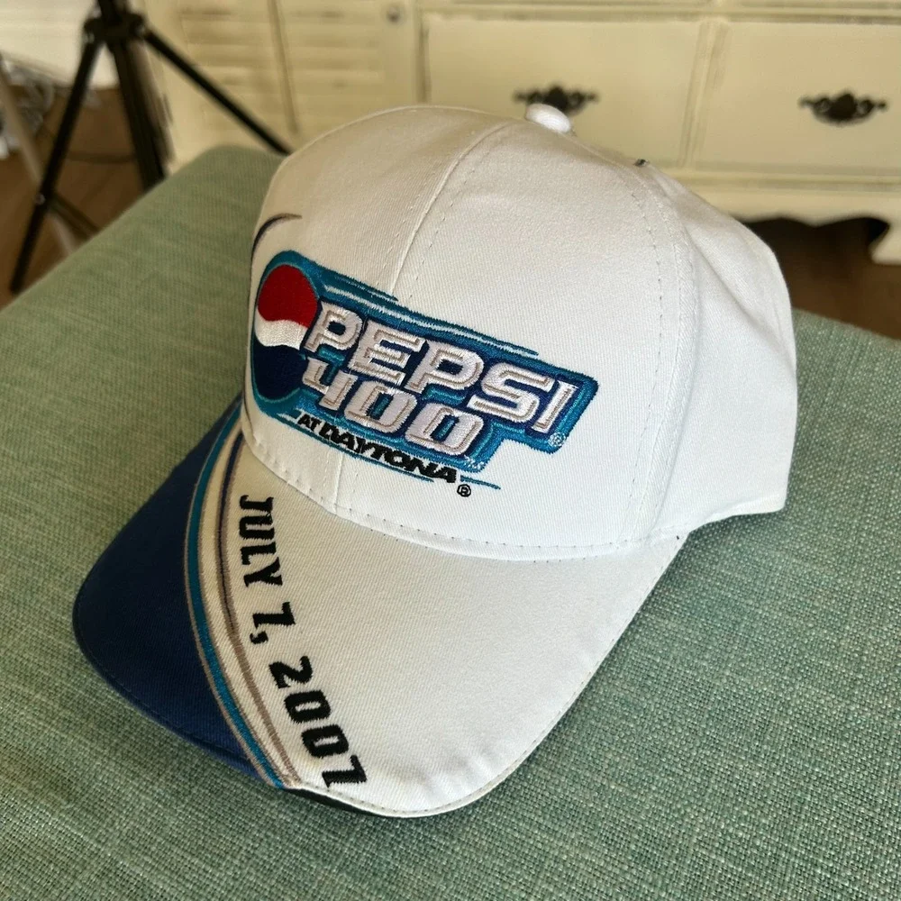 NWT Vintage Nascar‎ Pepsi 400 at Daytona Hat July 7 2007 Embroidered Strapback
